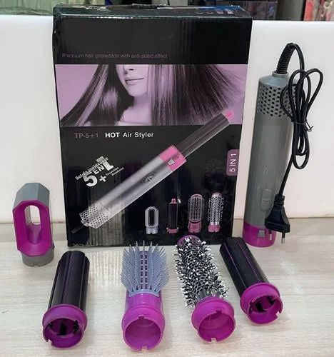 5 in 1 Hair Styler Dryer Brush for Women | Hair Curler, Straightener, Volumizer & Hot Air Brush
