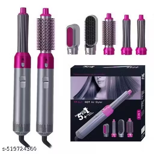 5 in 1 Hair Styler Dryer Brush for Women | Hair Curler, Straightener, Volumizer & Hot Air Brush