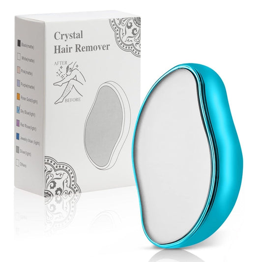 Crystal Hair Eraser for Painless Hair Removal | Reusable Exfoliating Remover Tool Pack of 2
