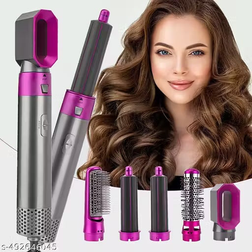5 in 1 Hair Styler Dryer Brush for Women | Hair Curler, Straightener, Volumizer & Hot Air Brush