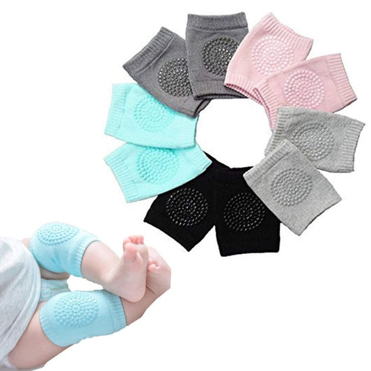 Anti-Slip Baby Knee Pads for Crawling | Soft & Stretchable Unisex Knee Protectors for Infants & Toddlers