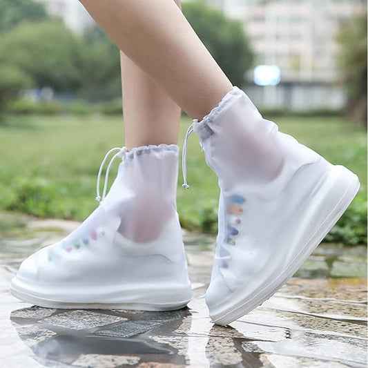 Reusable Waterproof Shoe Covers for Rainy Season – Anti-Slip, Foldable & Unisex